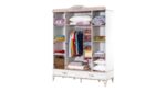 Golden 4 Doors Wardrobe - Image 2